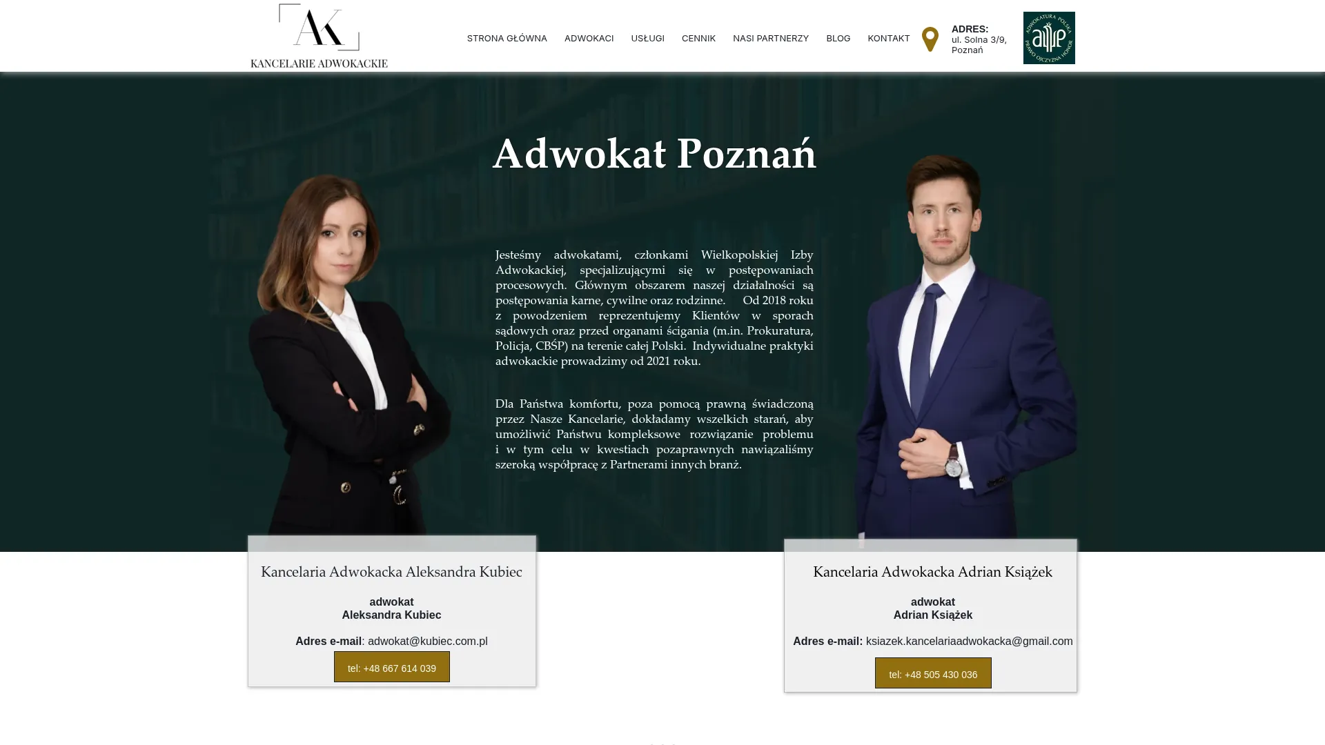 Kancelaria Adwokacka Aleksandra Kubiec