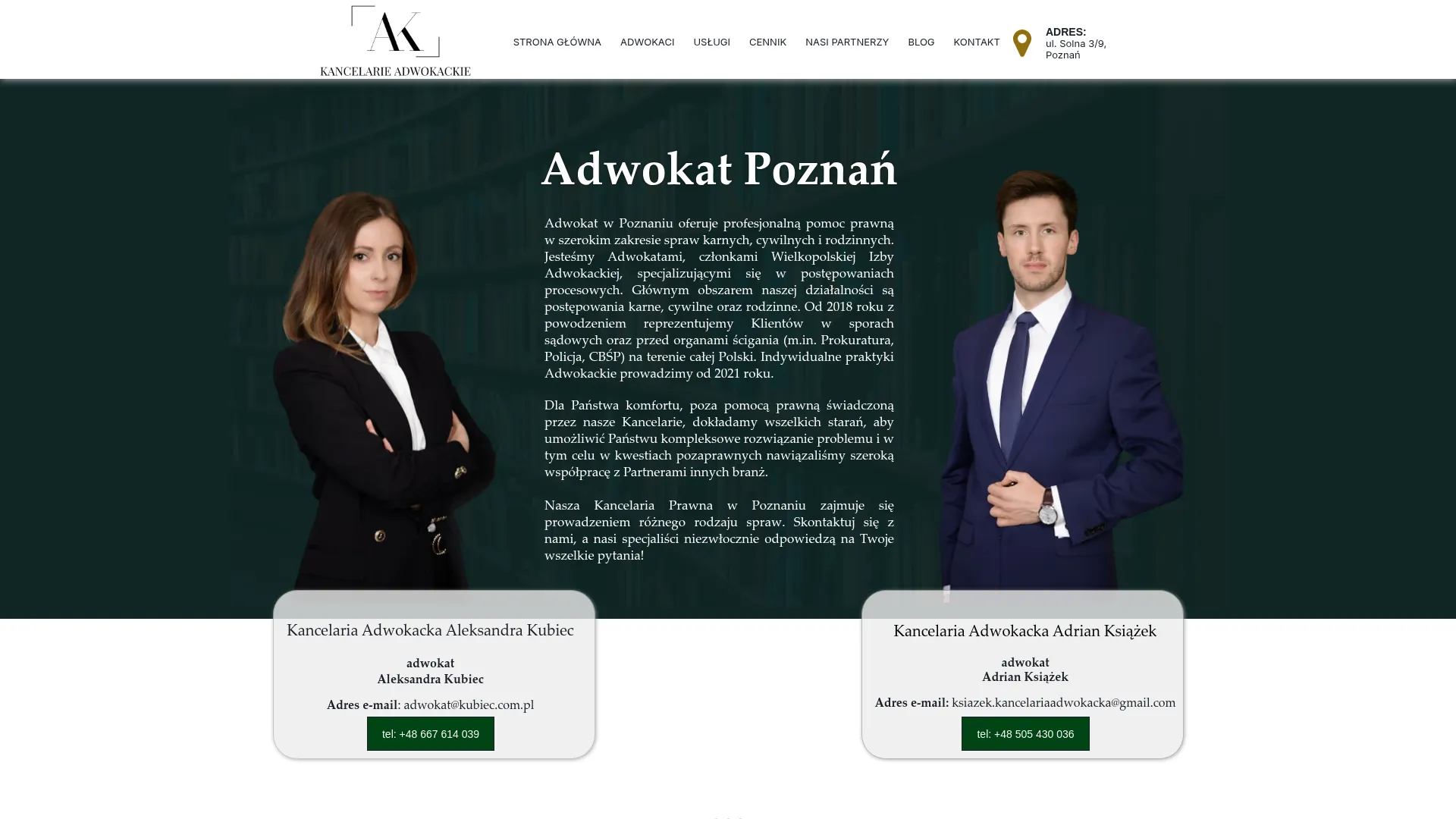 Kancelaria Adwokacka Aleksandra Kubiec